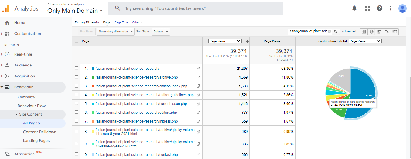 Visitor Analysis Report