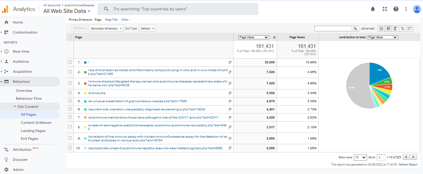 Visitor Analysis Report