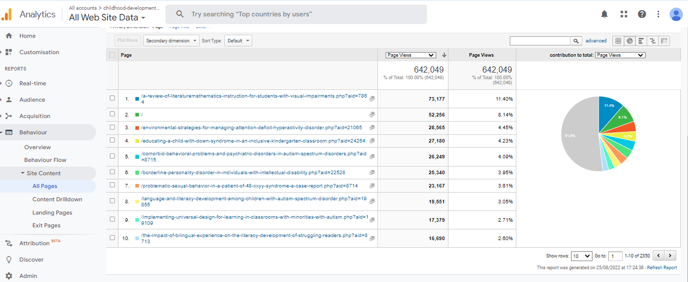 Visitor Analysis Report