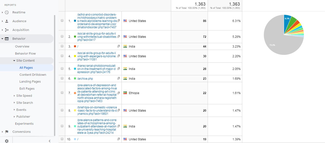 Visitor Analysis Report