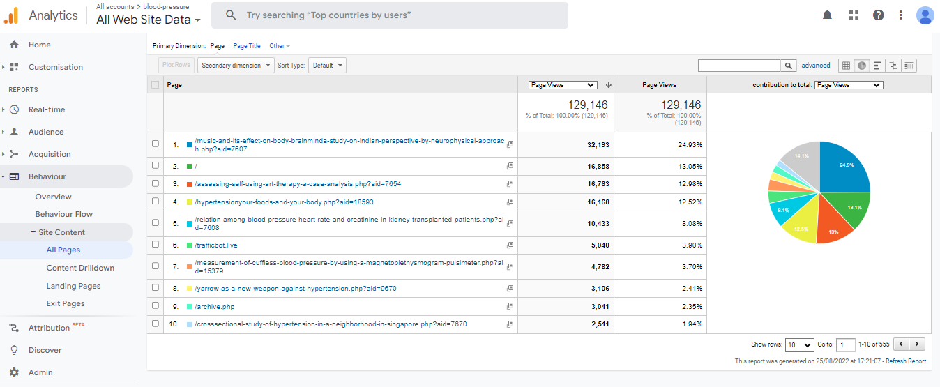 Visitor Analysis Report