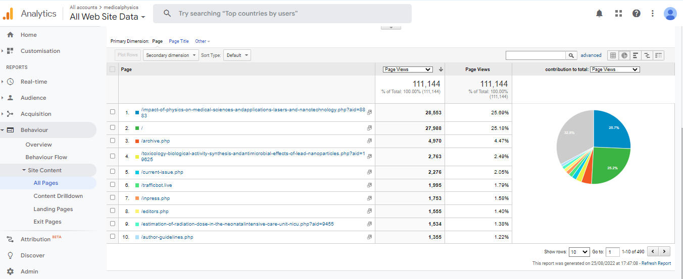 Visitor Analysis Report