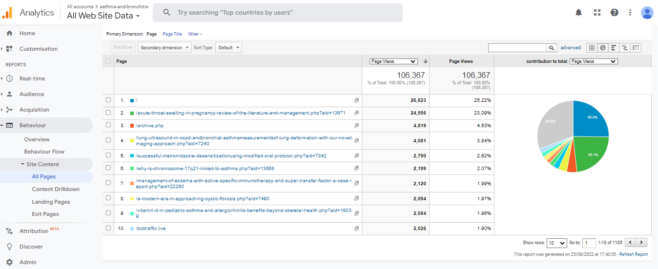 Visitor Analysis Report