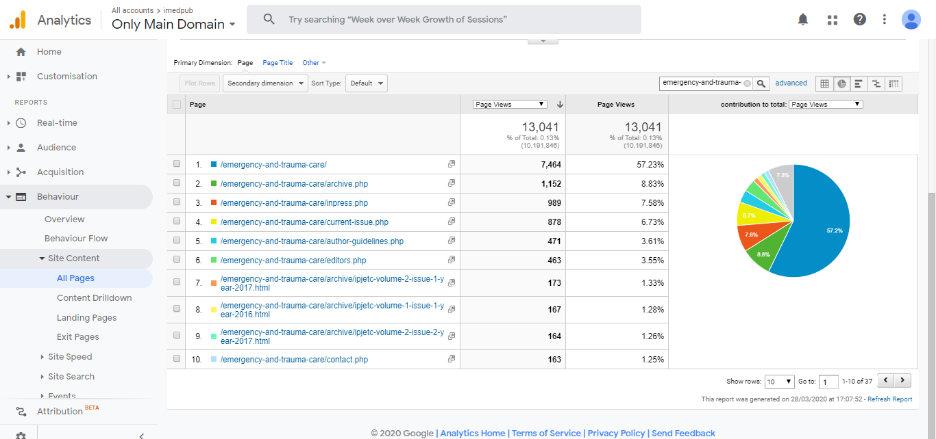 Visitor Analysis Report