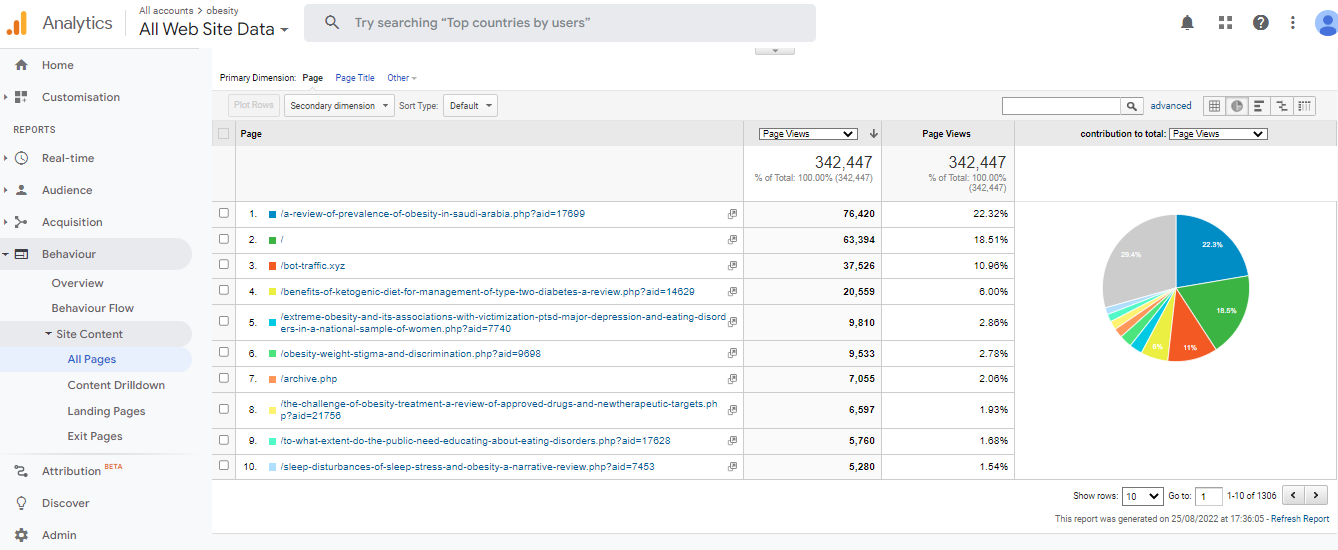 Visitor Analysis Report