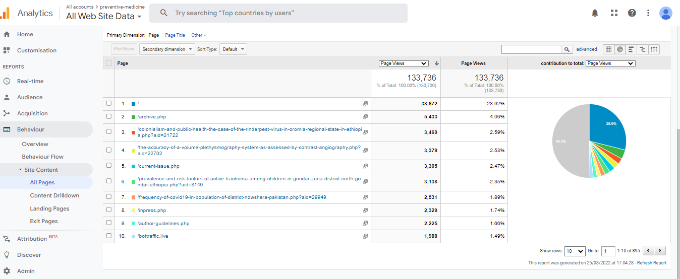 Visitor Analysis Report