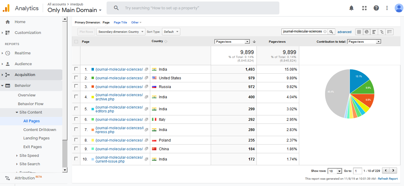 Visitor Analysis Report