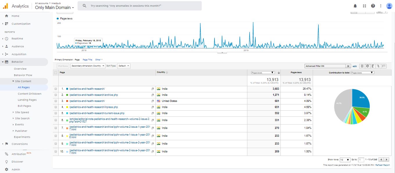 Visitor Analysis Report