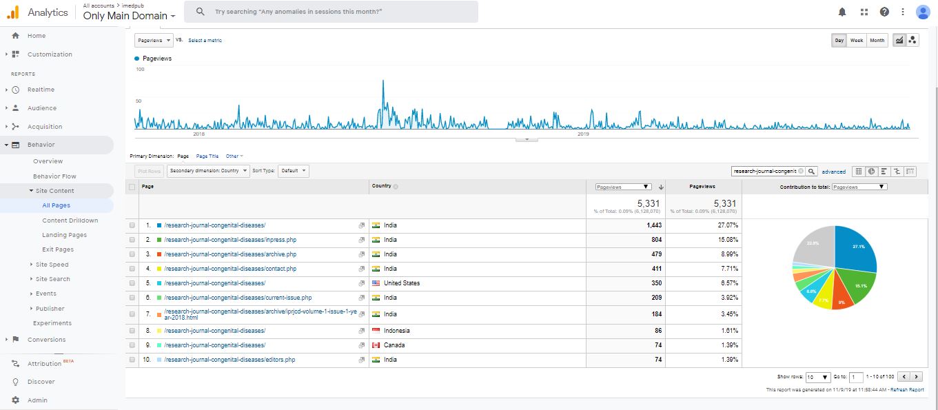 Visitor Analysis Report