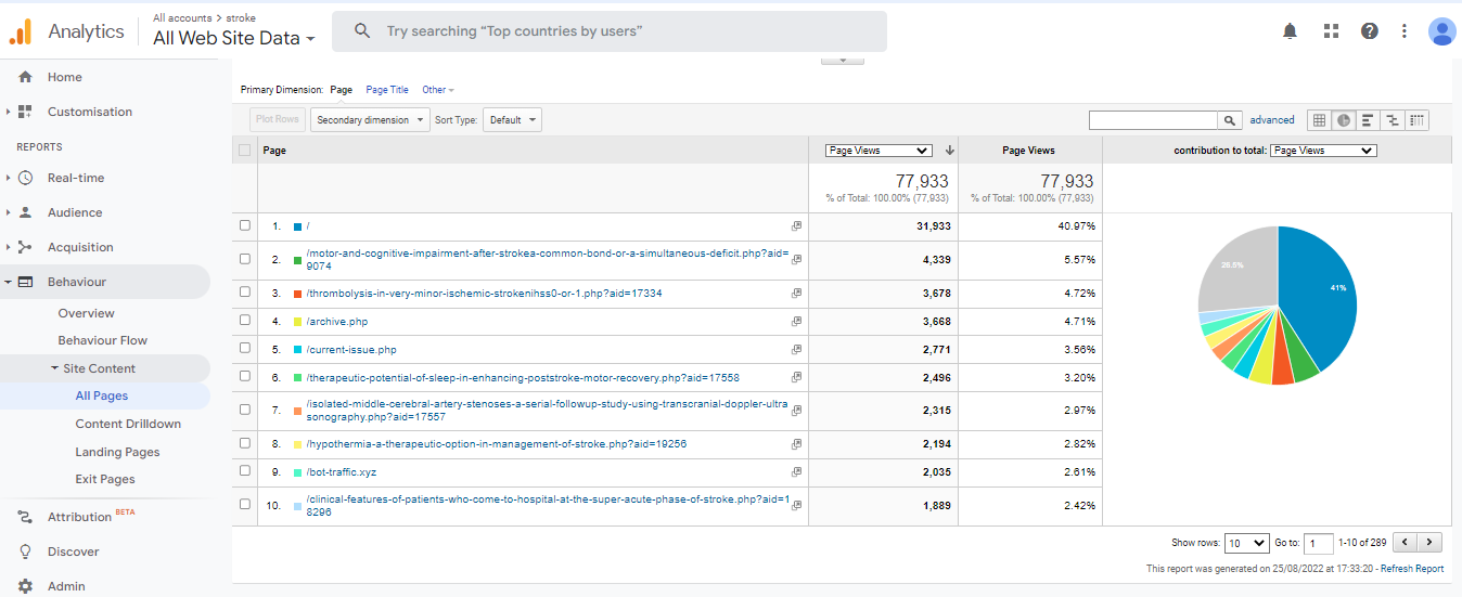 Visitor Analysis Report